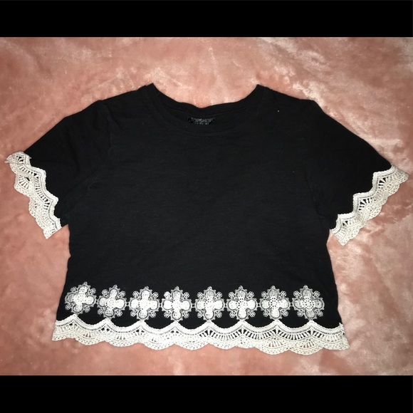Cropped Topshop shirt